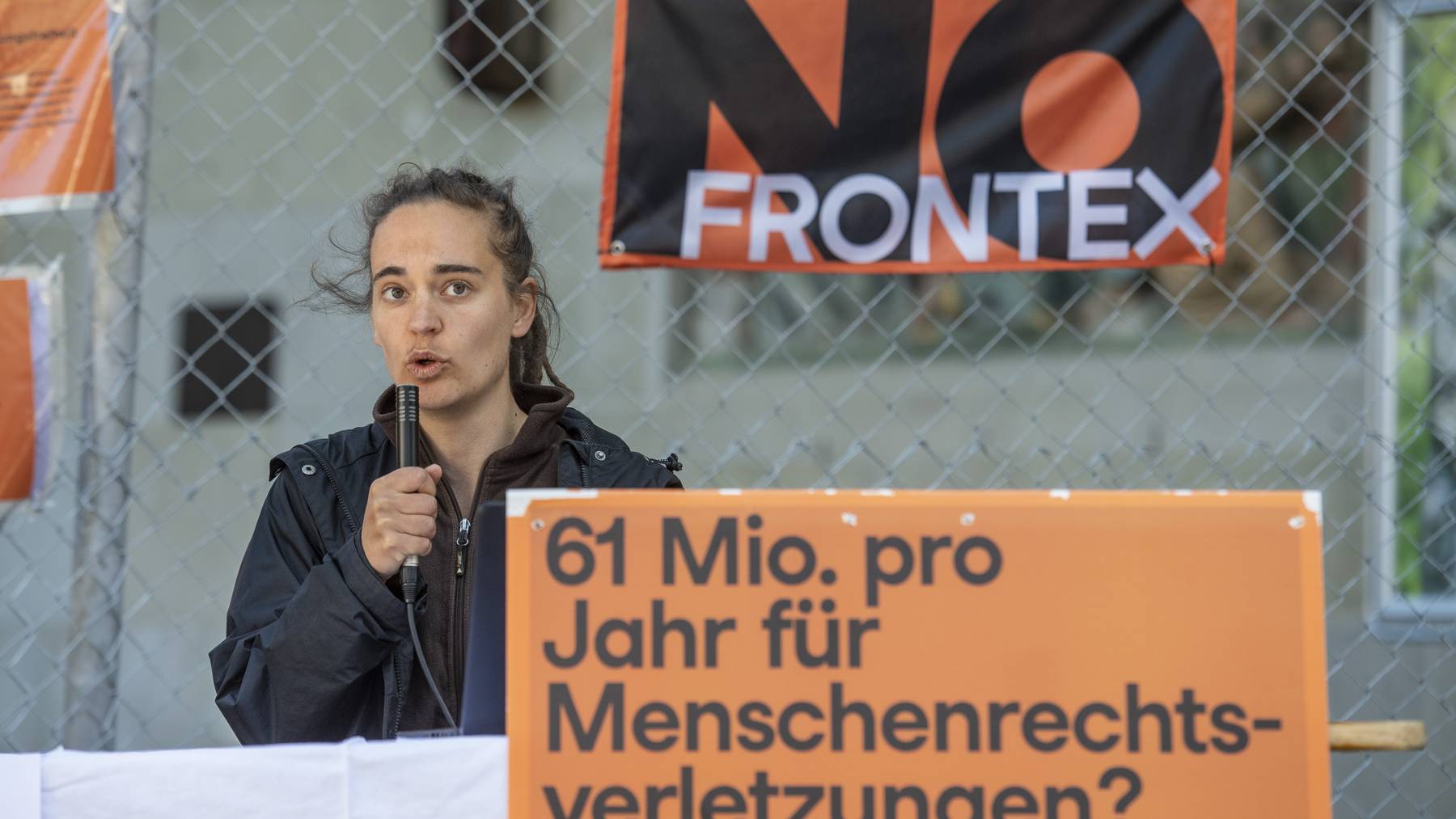 Carola Rackete, deutsche Aktivistin und freiwillige Seenotretterin von Abolish Frontex