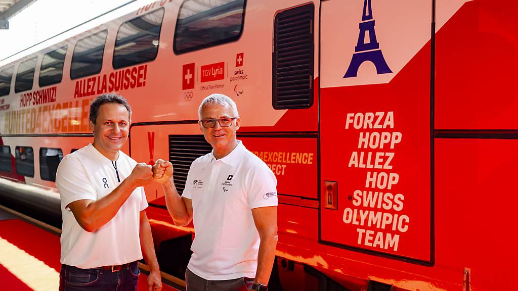 Zuversichtlich nach Paris: Ralph Stöckli (li.), Delegationschef für die Olympischen Spiele, und Peter Läuppi, der danach die paralympische Equipe anführen wird