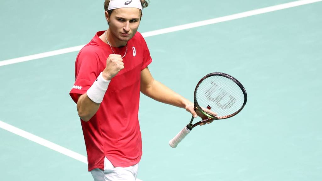 Grosse Herausforderung, grosse Chance: Leandro Riedi wird bei seinem Debüt an den Swiss Indoors den Vorjahressieger Félix Auger-Aliassime herausfordern