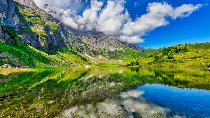 Kennst du diese Schweizer Bergseen?