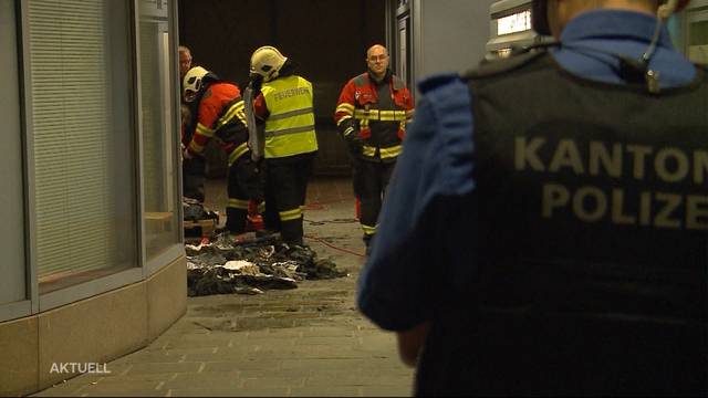 Brandstiftung: Legten die Jeansladen-Besitzer in Aarau das Feuer?