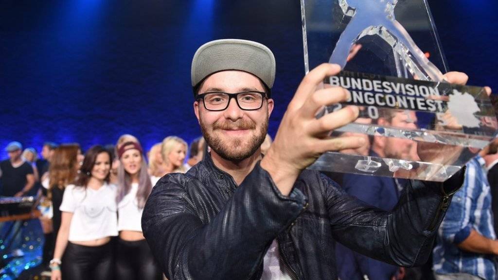 In gewisser Weise ist Bundesvision Song Contest-Gewinner 2015 Mark Forster der Chris von Rohr Deutschlands: Auch ihn sieht man nie und nimmer ohne Kopfbedeckung. (Archiv)