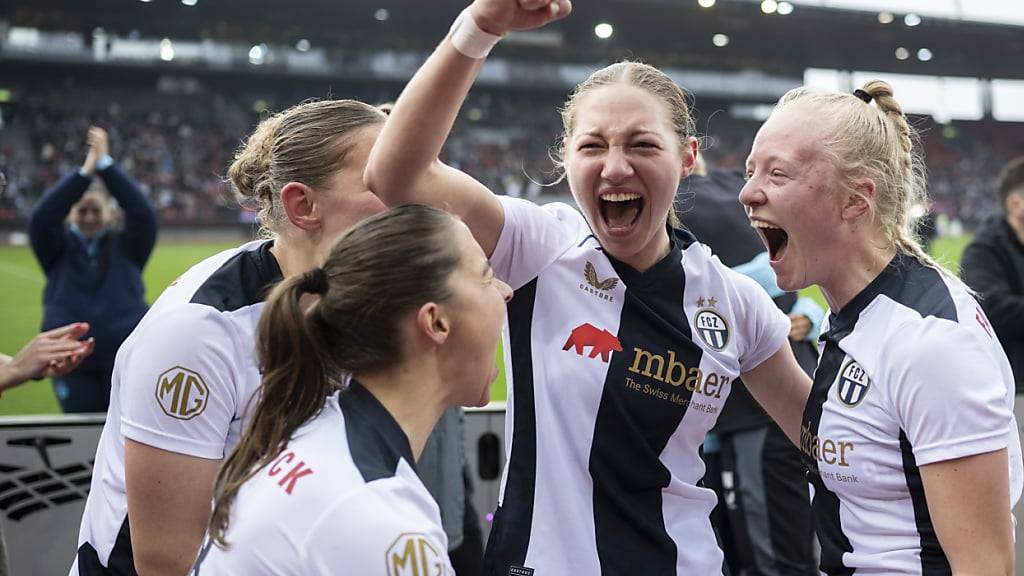 Die Frauen des FC Zürich können auch nach dem Viertelfinal-Hinspiel gegen St. Gallen jubeln