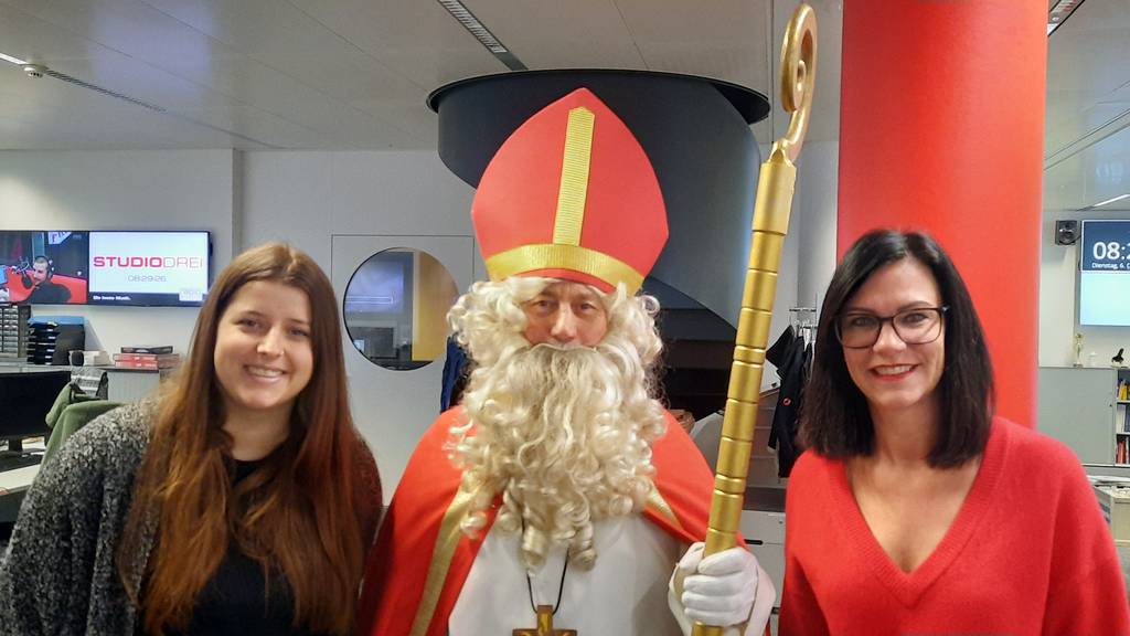 Der Samichlaus am Freitag live im Pilatus-Studio