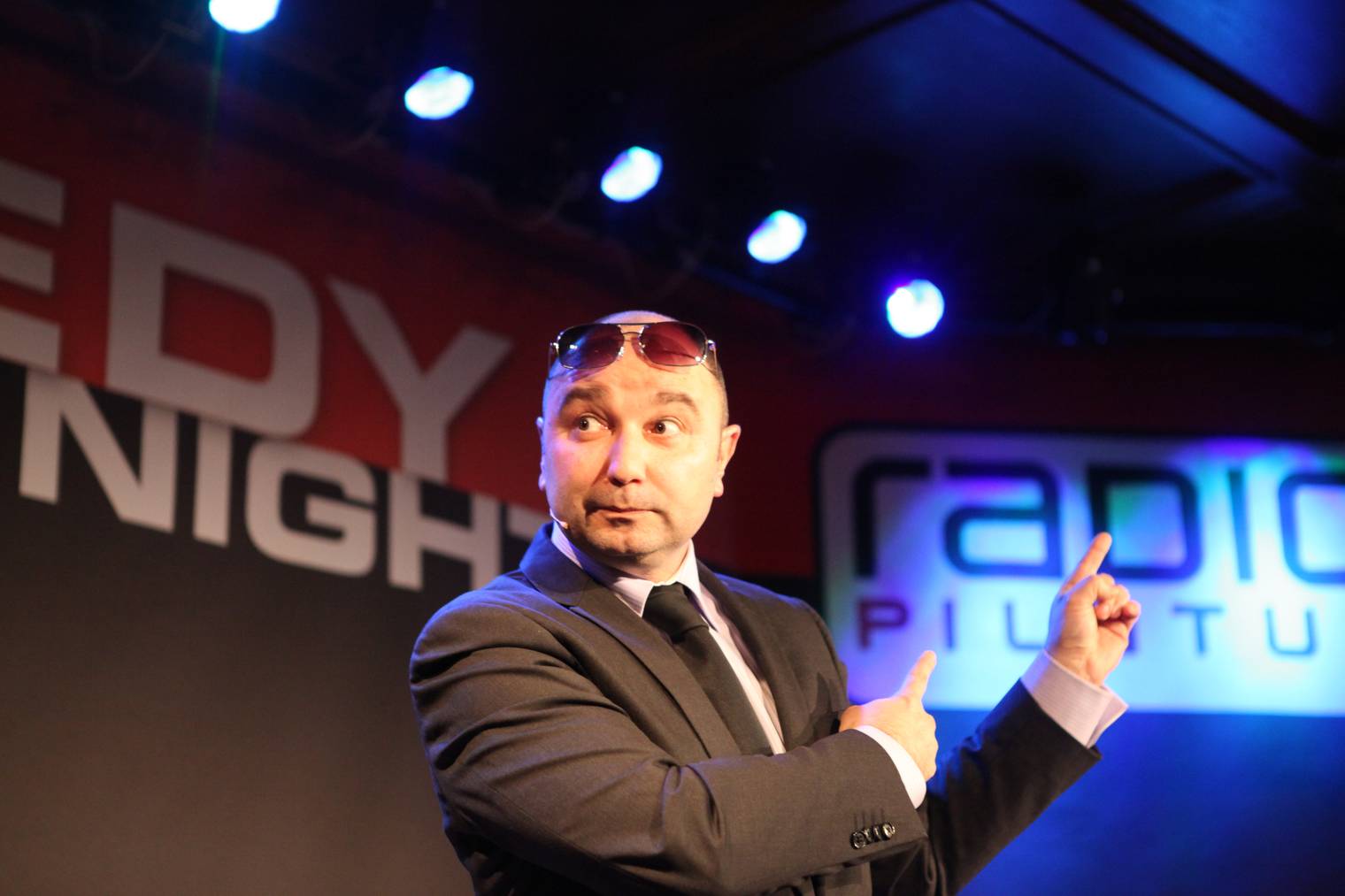 04.02.2014: Sergio Sardella an der Radio Pilatus Comedy Night 2014 im Stadtkeller.