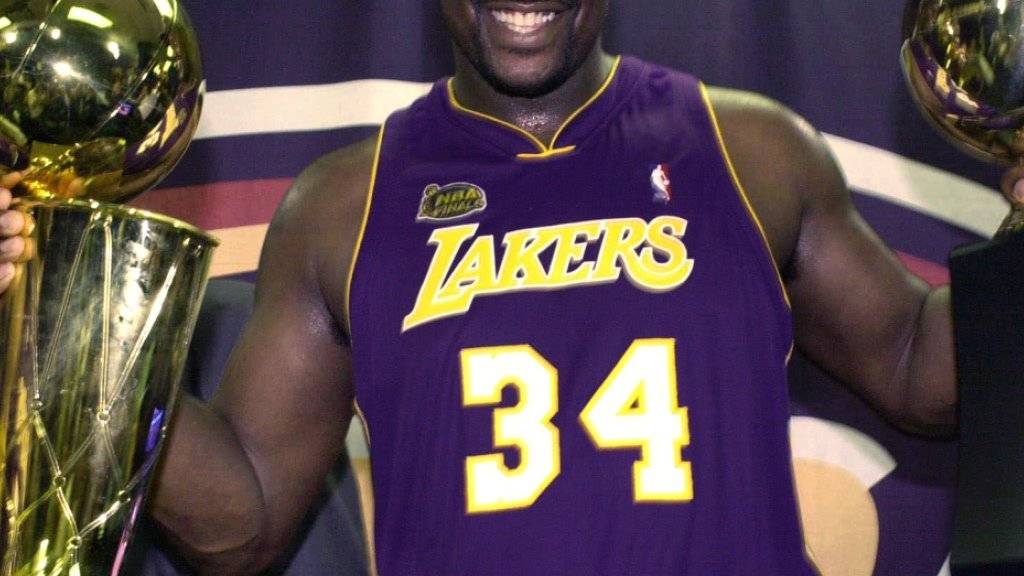 Shaquille O'Neal wurde zwischen 2000 und 2002 mit den Los Angeles Lakers dreimal in Folge NBA-Champion