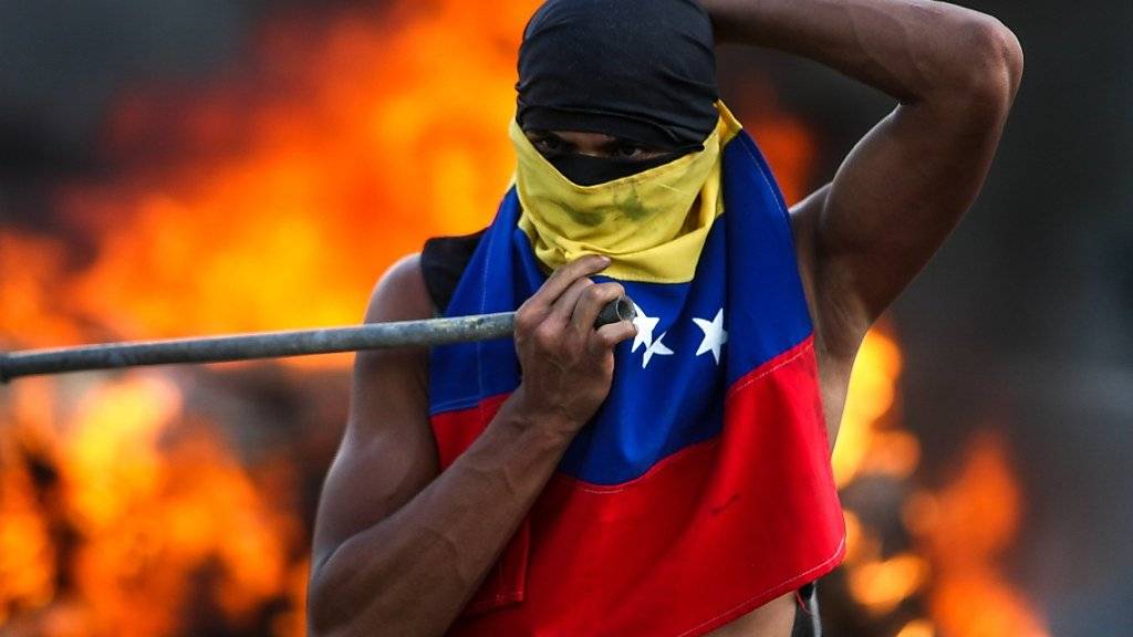 Maduro-Gegner in der venezolanischen Hauptstadt Caracas.