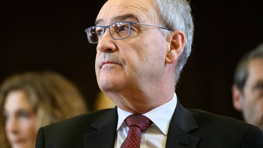 Erwartet Resultate in den Zoll-Gesprächen mit den USA bis Anfang Juli: der Schweizer Wirtschaftsminister Guy Parmelin. (Archivbild)