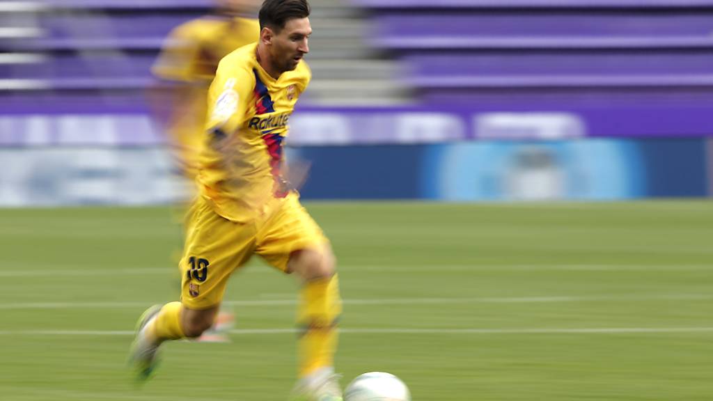 Der entscheidende Assist, aber wieder kein Tor: Lionel Messi ging bei Barcelonas 1:0 in Valladolid leer aus