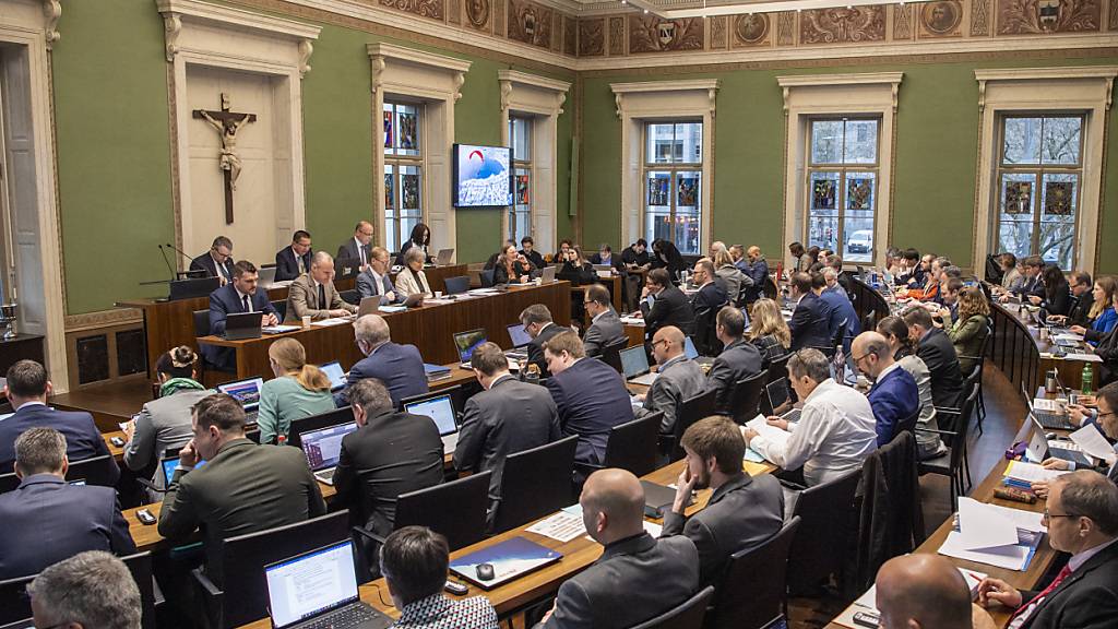 Der Zuger Kantonsrat tagt im Regierungsgebäude. (Archivaufnahme)