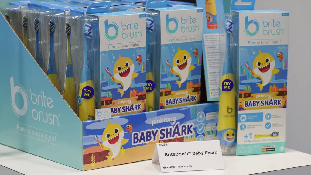 Natürlich wird der Erfolg von «Baby Shark» auch richtig vermarktet.