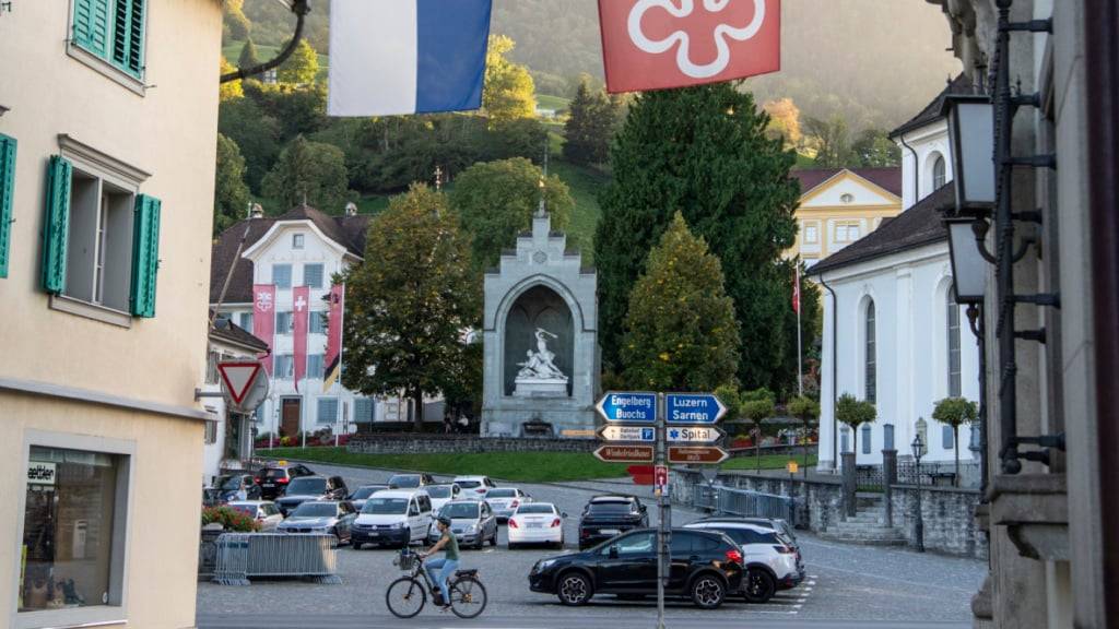 Der Stanser Dorfplatz wurde während 25 Tagen zum Veranstaltungsort. (Archivaufnahme)
