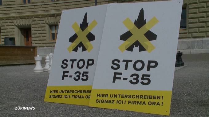 «Stop F-35»: GSoA, Grüne und SP lancieren Initiative gegen Kampfjet F-35