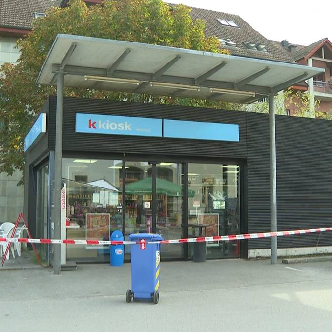 Überfall auf Kiosk in Wildegg – Polizei schnappt mutmasslichen Täter nach 20 Minuten