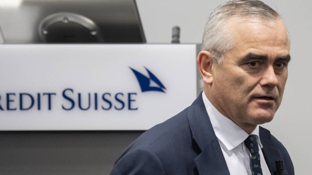 Credit-Suisse-Chef Thomas Gottstein hat 2020 in seinem ersten Jahr an der Spitze der Grossbank ein Gehalt von 8,5 Millionen Franken erhalten. Damit verdiente er weniger als sein Vorgänger als CEO Tidjane Thiam, der 10,7 Millionen kassierte (Archivbild)