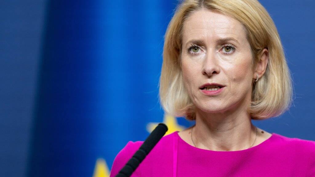 ARCHIV - Die Außenbeauftragte der Europäischen Union, Kaja Kallas. Foto: Mindaugas Kulbis/AP/dpa/Archivbild