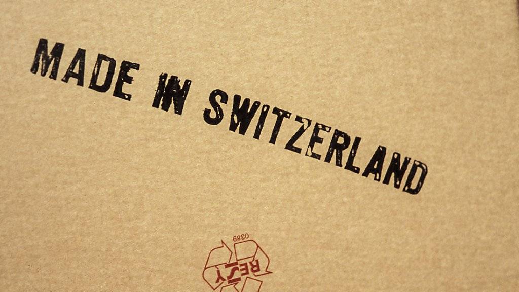 Produkte «made in Switzerland» waren im Januar erneut weniger gefragt. (Symbolbild)