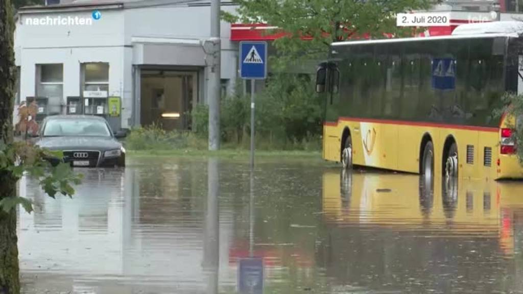 Massnahmen nach den Überschwemmungen im Würzenbach