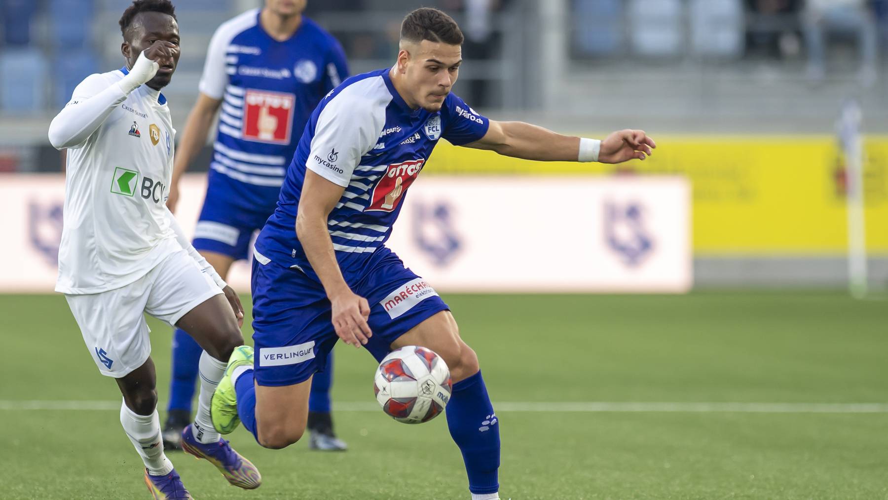 Ugrinic trifft für den FC Luzern zum 1:1 gegen Lausanne