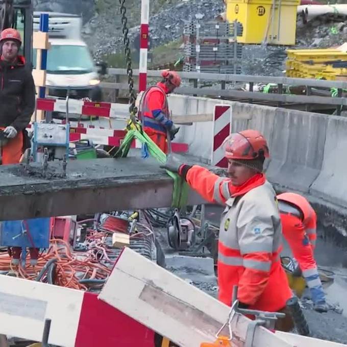 So laufen die Bauarbeiten auf der Axenstrasse