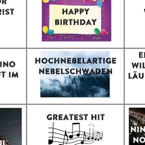 Urs gratuliert Nina mit einem Lied