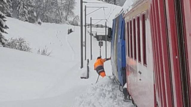 Haufenweise Schnee in den Alpen