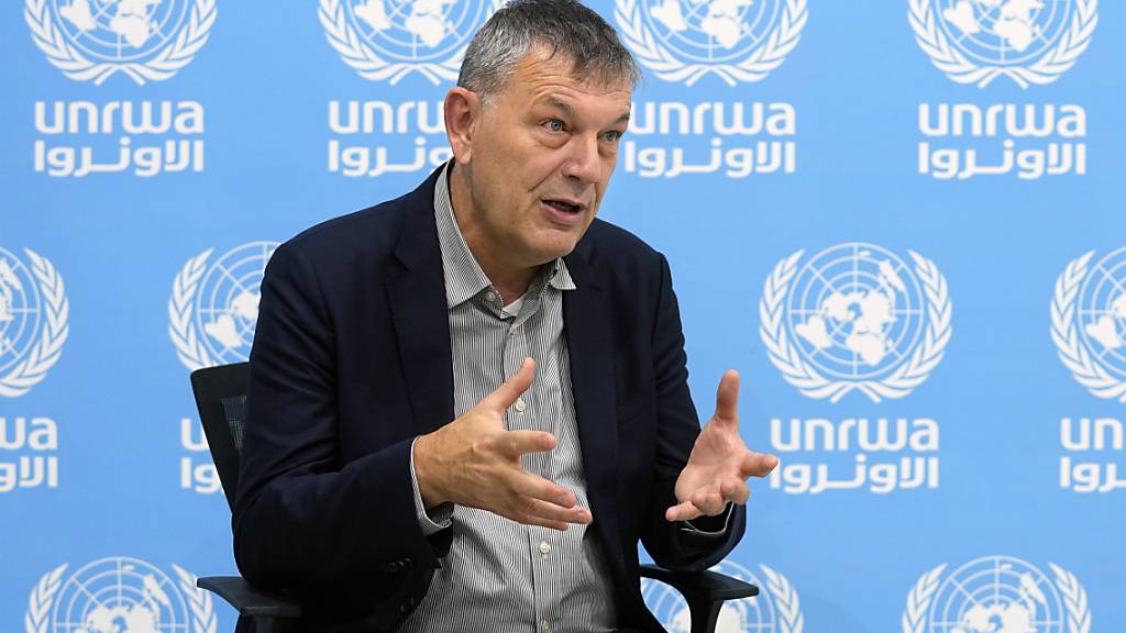 Der Schweizer UNRWA-Direktor Philippe Lazzarini wirft Israel Folter von verhafteten UNRWA-Angestellten vor: «Wir haben Zeugenaussagen aus erster Hand, die Israel systematische Misshandlung und Folter vorwerfen.» (Archivbild)