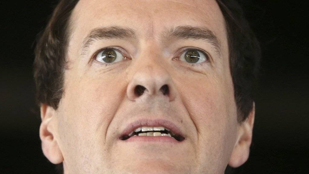 Der britische Schatzkanzler George Osborne plant, die Unternehmenssteuern in Grossbritannien deutlich unter den Durchschnitt der OECD-Staaten zu senken. (Archivbild)