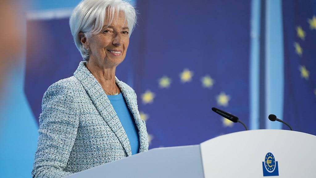 Die Europäische Zentralbank (EZB) unter der Leitung von Christine Lagarde hat nach der im Juni eingeleiteten Zinswende, den Leitzins vorerst nicht weiter gesenkt.(Archivbild)