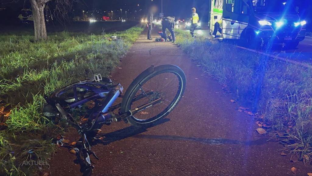Tödlicher Unfall: In Gränichen prallen zwei E-Bike-Fahrer ineinander