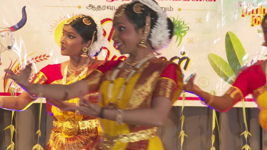 Tamilen feiern in Ebikon Neujahresfest