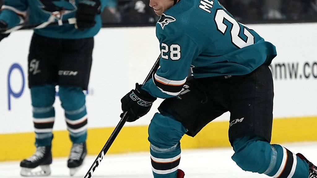 Timo Meier hält bereits bei 20 NHL-Saisontoren für die San Jose Sharks