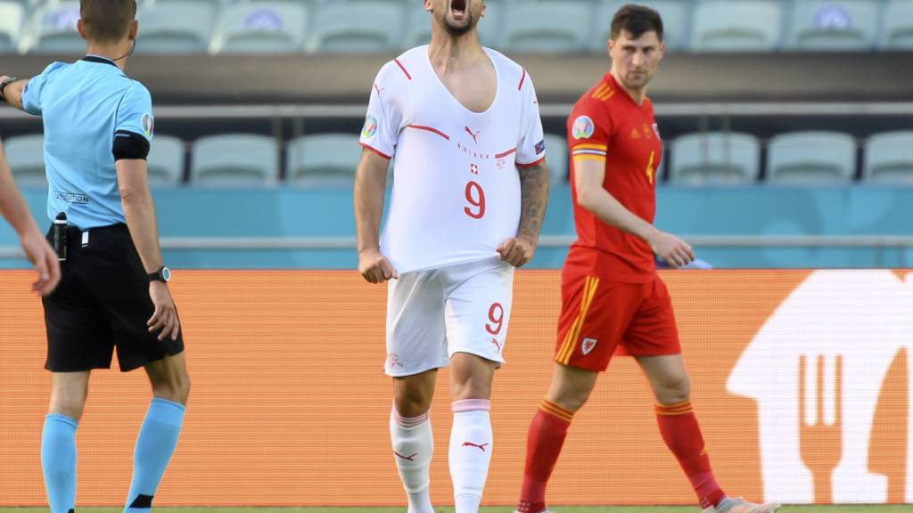 Es ist zum Verzweifeln: Haris Seferovic wartet seit elf Spielen auf ein Tor bei einer Endrunde