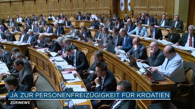 Personenfreizügigkeit mit Kroatien