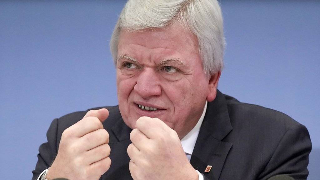Der CDU-Politiker Volker Bouffier ist erneut zum Ministerpräsidenten des deutschen Bundeslandes Hessen gewählt worden. (Archiv)