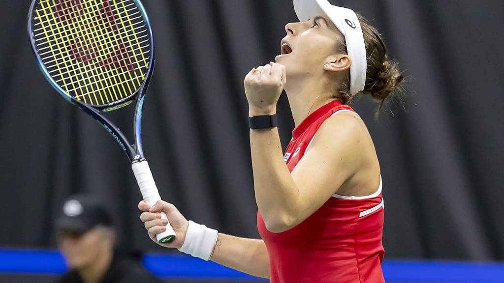 Schweizer Tennisfrauen gegen Serbien 2:0 in Führung