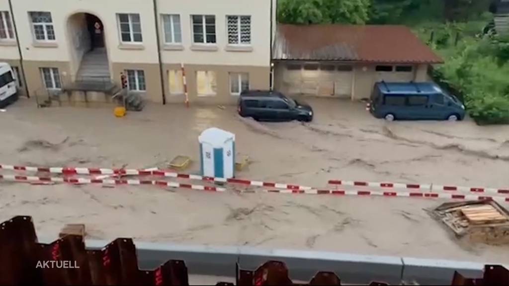 Unwetterserie: Schon wieder Regenfälle und Hochwasser