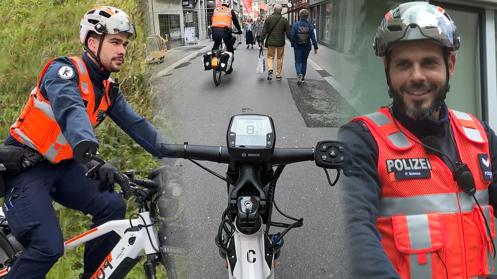 «Wir werden oft von Jugendlichen belächelt» – mit der Bike Police in St.Gallen unterwegs