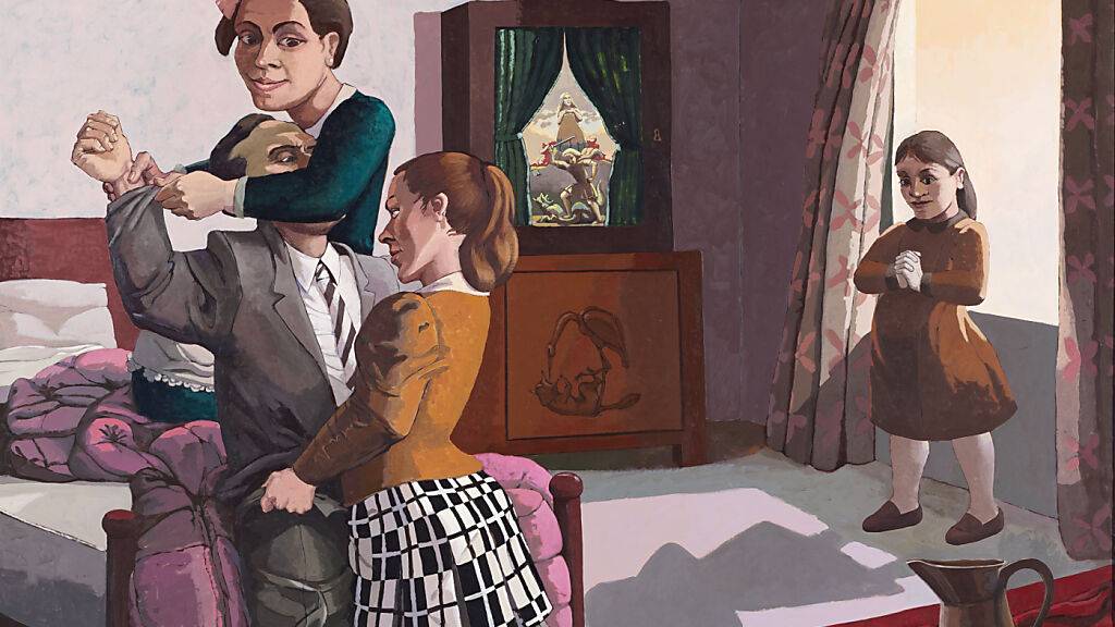 Hilfe oder Tortur? "The Family (1988) vom Paula Rego in der Retrospektive zum Werk der portugiesich-britischen Künstlerin im Kunstmuseum Basel.