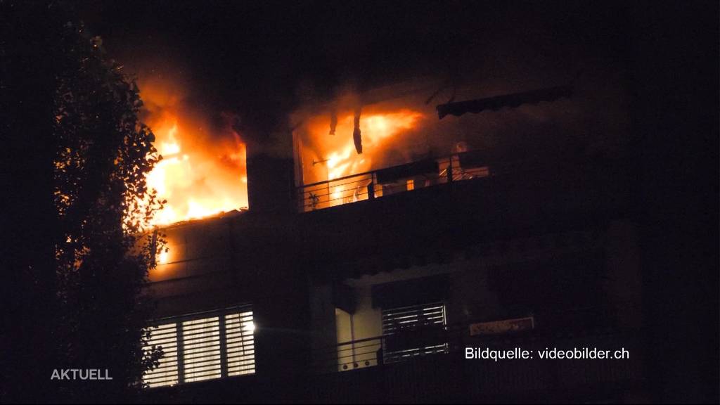 Jagd nach einer Mücke führte zum Wohnungsbrand in Zofingen