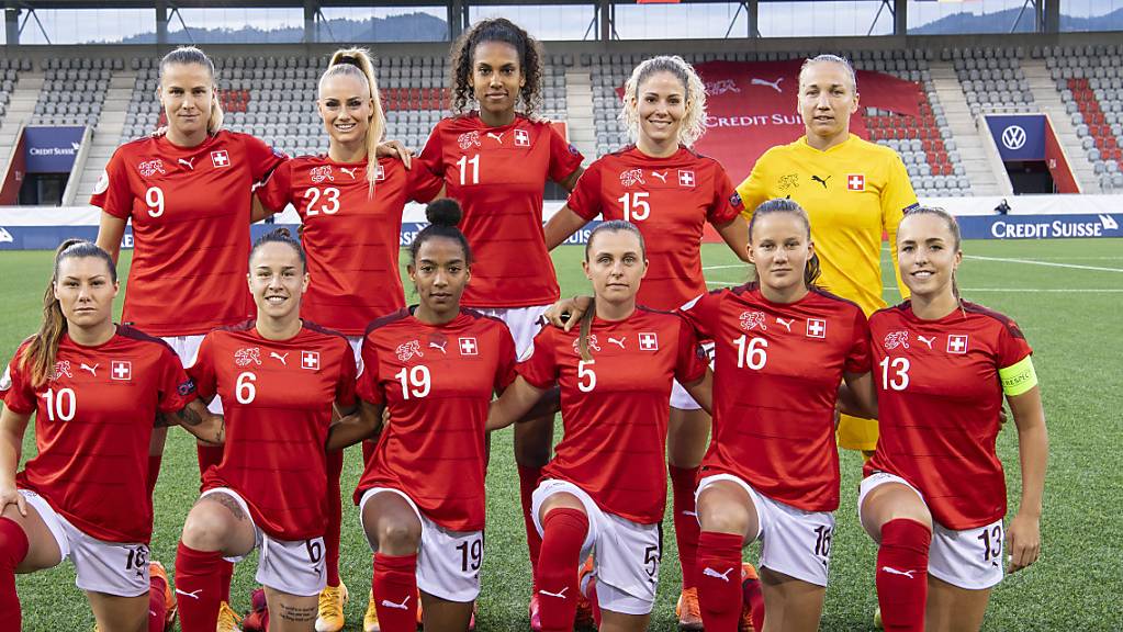 Das Schweizer Nationalteam strebt die direkte Qualifikation für die EM-Endrunde 2022 in England an