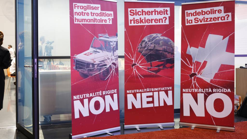 Fast zwei Drittel lehnen laut SRG-Umfrage Neutralitätsinitiative ab