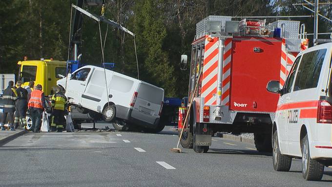 Vier Verletzte nach Unfall bei Appenzell