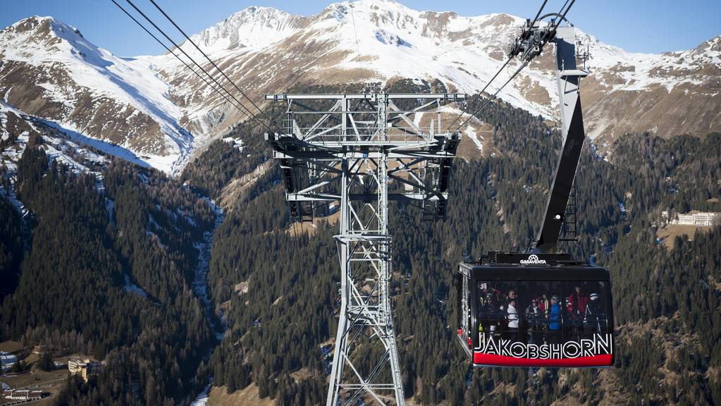 Die Jakobshornbahn in Davos beförderte während Jahren Gäste auf den Berg.