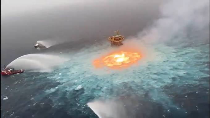 «Feuerauge» brennt im Golf von Mexiko