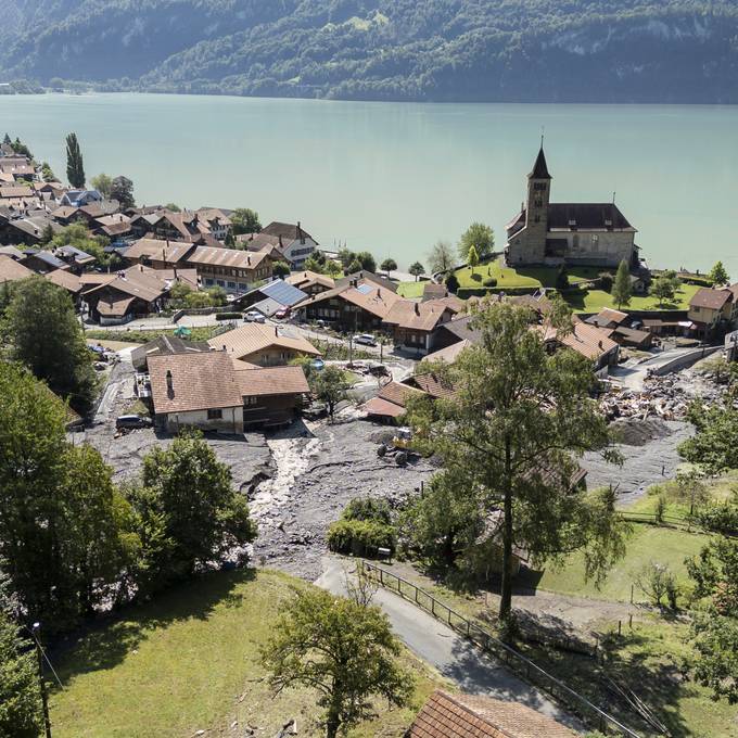 Massnahmen nach Unwetter in Brienz funktionieren – Helfer können aufatmen