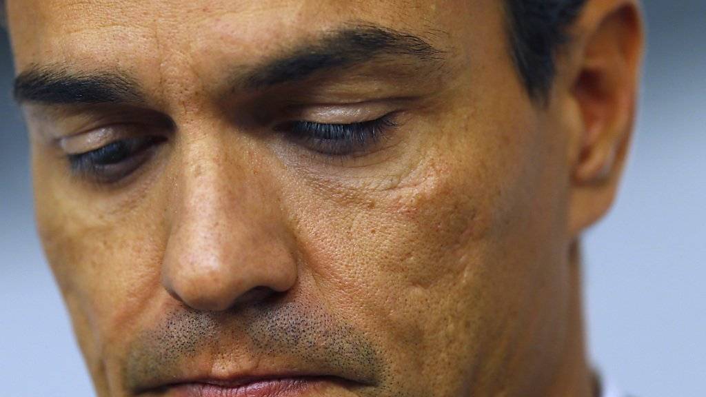 Den Rückhalt in der eigenen Partei verloren: der zurückgetretene spanische Sozialisten-Chef Pedro Sánchez.