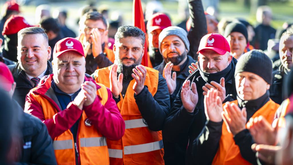 Winterthurer Busfahrer streikten am Dienstagmorgen.