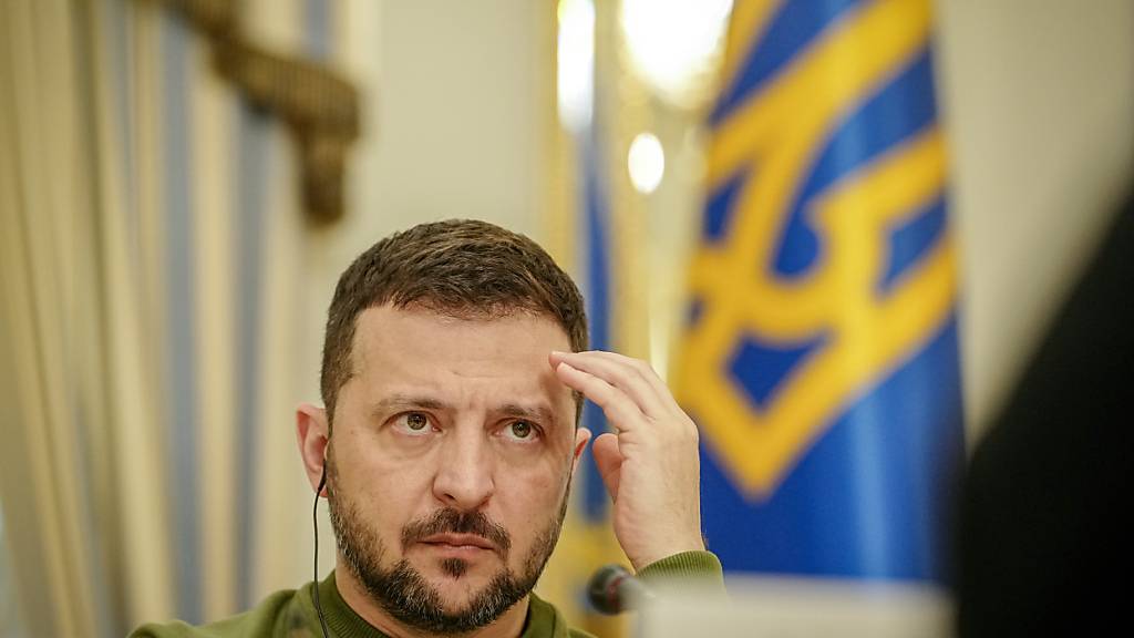 ARCHIV - Wolodymyr Selenskyj hat mit vielen Regierungschefs gesprochen. Foto: Kay Nietfeld/dpa