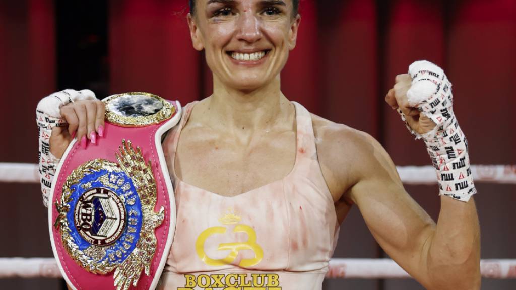 Erste Schweizerin mit einem WM-Gürtel eines der grossen internationalen Boxverbände: Gabriela Timar